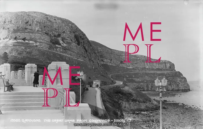 : The Great Orme from the Colonnade : The Great Orme from the Colonnade