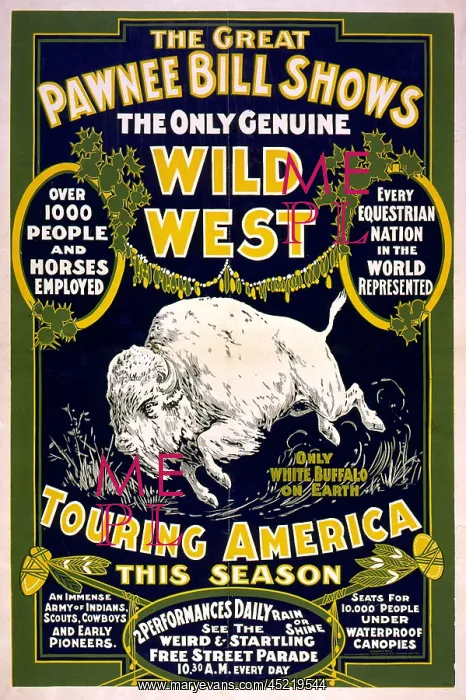 : The Great Pawnee Bill shows. The only genuine ? : The Great Pawnee Bill shows. The only genuine ?