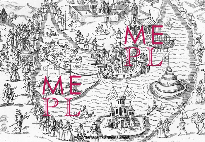 : The Great Pond at Elvetham in 1591, the scene : The Great Pond at Elvetham in 1591, the scene