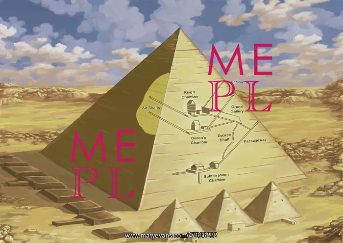  : Great Pyramid of Giza, Illustration