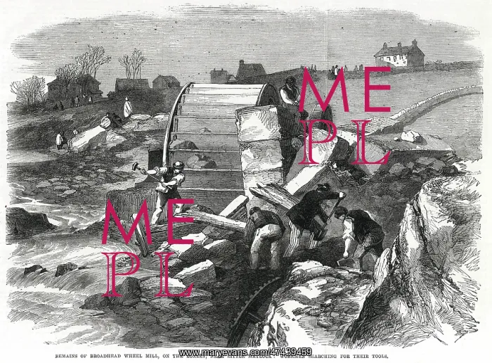 : GREAT SHEFFIELD FLOOD 1864 : GREAT SHEFFIELD FLOOD 1864