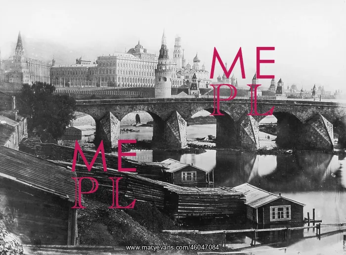 : The Great Stone Bridge in Moscow : The Great Stone Bridge in Moscow