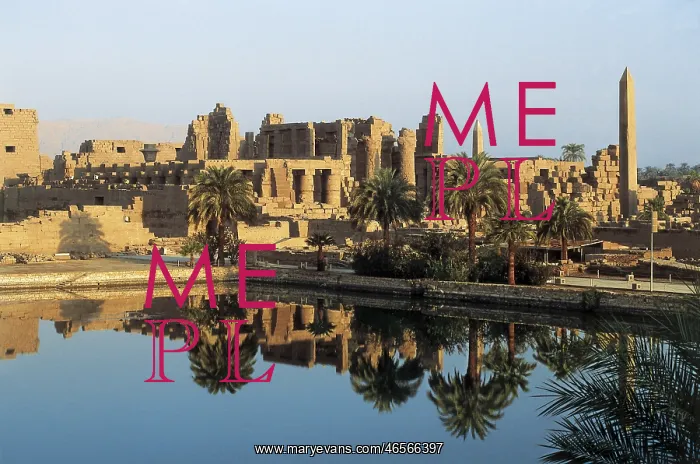 : Great Temple of Amon-Re. 16th-4th c. BC. EGYPT : Great Temple of Amon-Re. 16th-4th c. BC. EGYPT