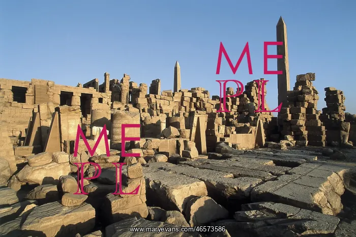 : Great Temple of Amon-Re. 16th-4th c. BC. EGYPT : Great Temple of Amon-Re. 16th-4th c. BC. EGYPT