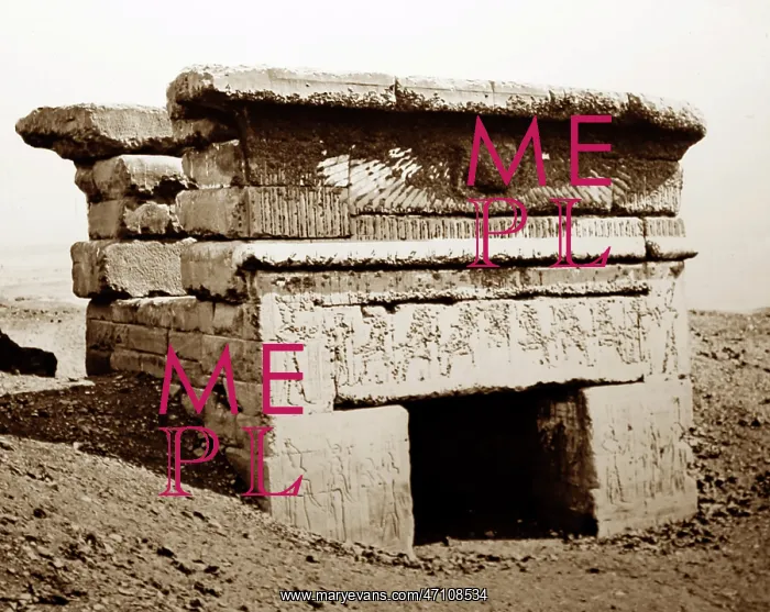 : Great Temple, Dendera, Egypt, Victorian period
