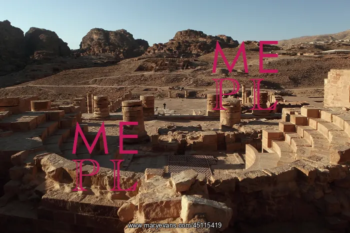: Great temple, Petra, Jordan : Great temple, Petra, Jordan