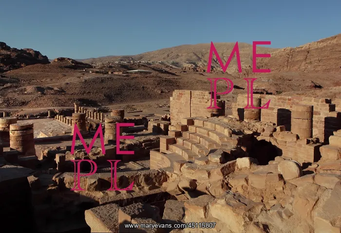 : Great temple, Petra, Jordan : Great temple, Petra, Jordan