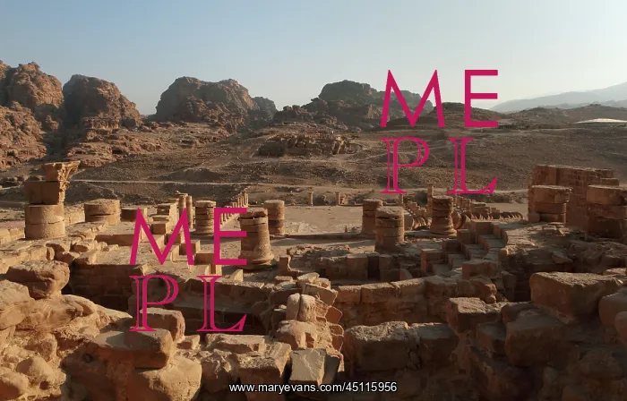: Great temple, Petra, Jordan : Great temple, Petra, Jordan