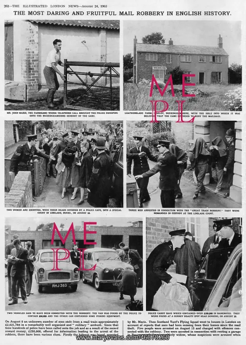 : The Great Train Robbery: aftermath & reportage, 1963 : The Great Train Robbery: aftermath & reportage, 1963