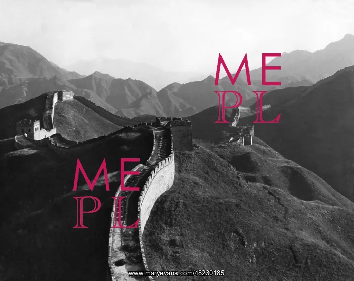 : Great Wall of China, ca. 1930's : Great Wall of China, ca. 1930's