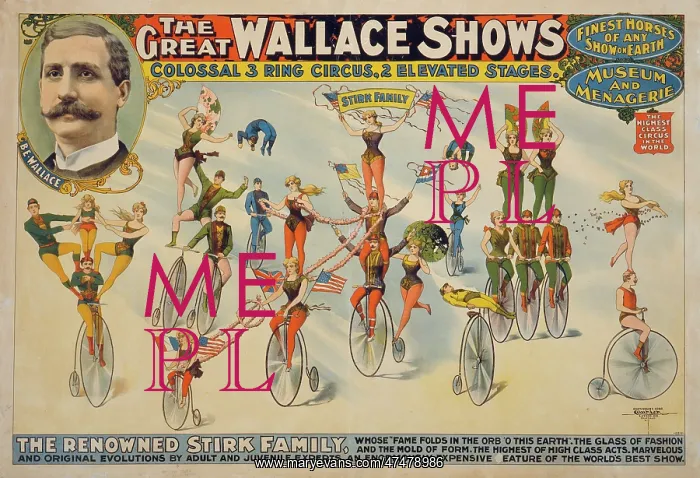 : The Great Wallace shows : colossal 3 ring circus, 2 elevated : The Great Wallace shows : colossal 3 ring circus, 2 elevated