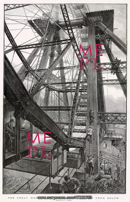 : Great Wheel at Earl's Court 1895 : Great Wheel at Earl's Court 1895