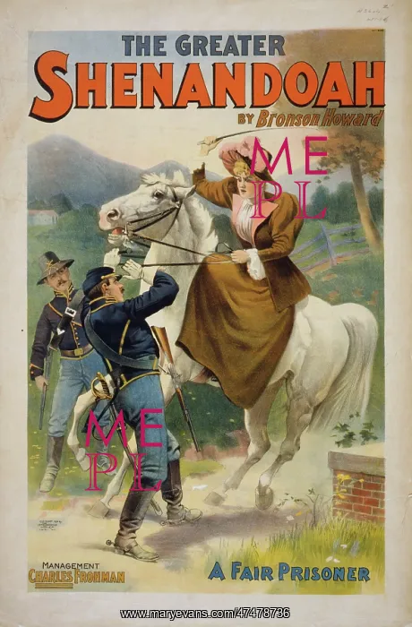 : The Greater Shenandoah by Bronson Howard : The Greater Shenandoah by Bronson Howard