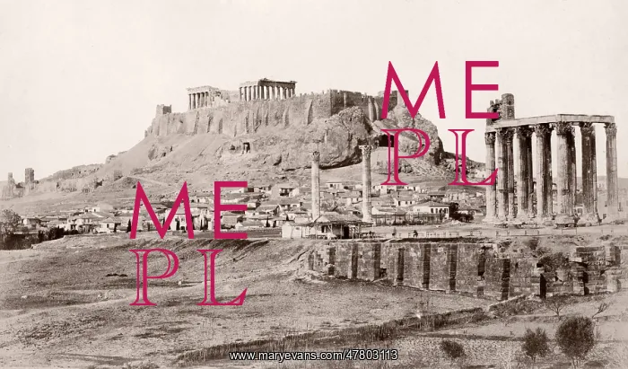 : Greece, Athens, the Acropolis Temple of Jupiter : Greece, Athens, the Acropolis Temple of Jupiter