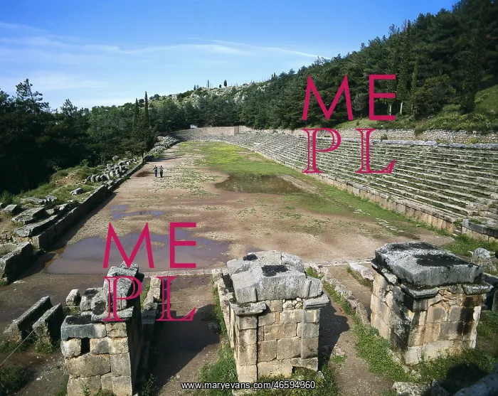: GREECE. CENTRAL GREECE. PHOCIS. Delphi. Stadium : GREECE. CENTRAL GREECE. PHOCIS. Delphi. Stadium