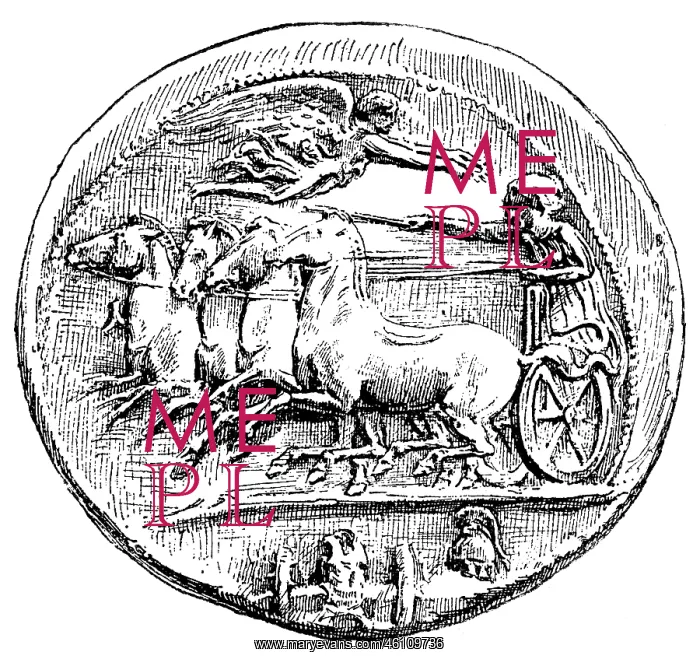 : Greece, coin, reverse, image of a quadriga : Greece, coin, reverse, image of a quadriga
