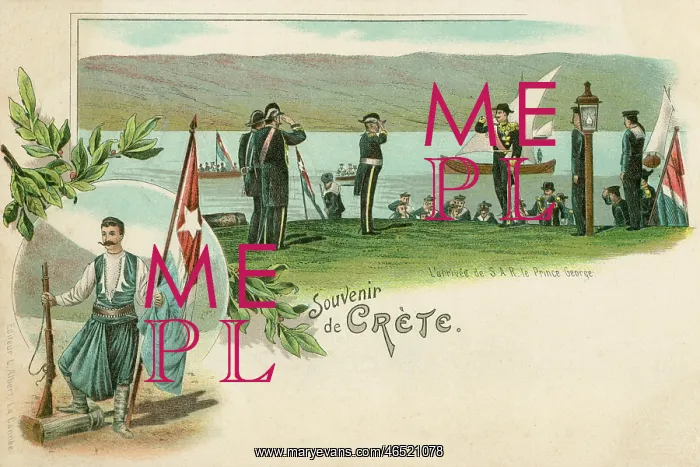 : Greece, Crete - Arrival of Prince George : Greece, Crete - Arrival of Prince George