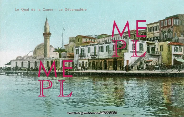 : Greece, Crete - Chania - The Quayside : Greece, Crete - Chania - The Quayside