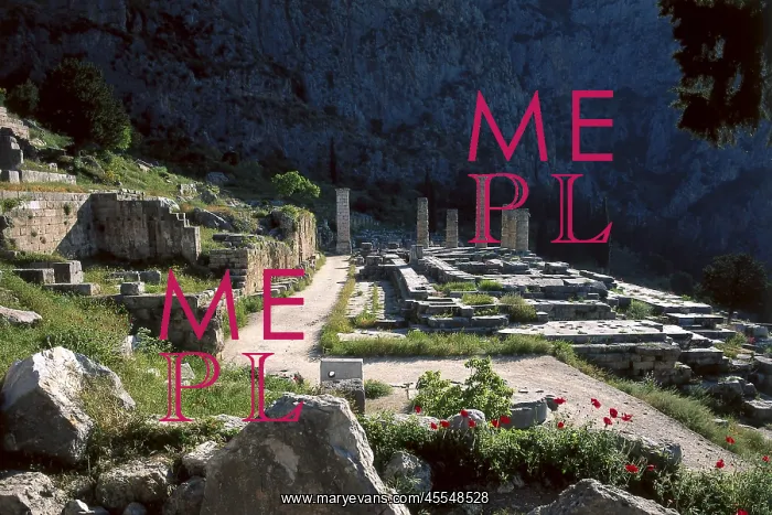: Greece. Delphi. Temple of Apollo : Greece. Delphi. Temple of Apollo