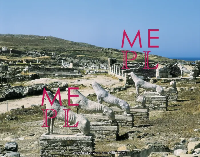 : GREECE. SOUTHERN AEGEAN. CYCLADES. Delos. Sanctuary : GREECE. SOUTHERN AEGEAN. CYCLADES. Delos. Sanctuary