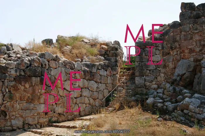 : Greece. Tiryns. Cyclopean wall : Greece. Tiryns. Cyclopean wall