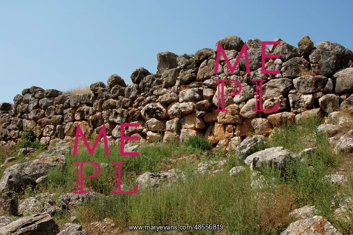 : Greece. Tiryns. Cyclopean wall : Greece. Tiryns. Cyclopean wall
