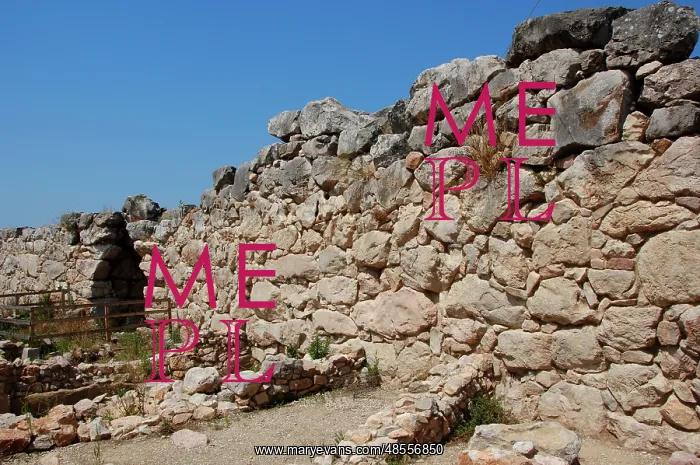 : Greece. Tiryns. Cyclopean wall : Greece. Tiryns. Cyclopean wall