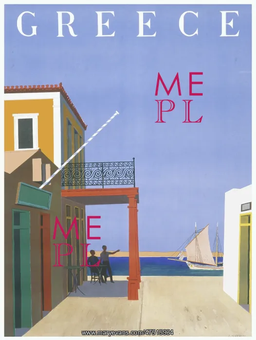 : Greece travel poster : Greece travel poster