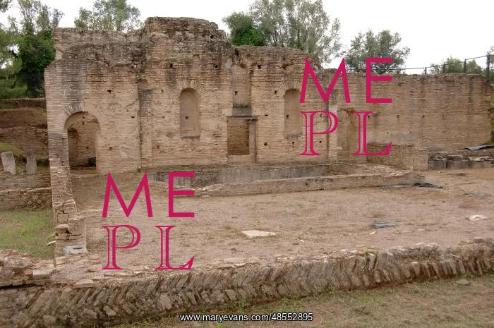 : Greek Art. Leonidaion. Baths. Olympia. Greece : Greek Art. Leonidaion. Baths. Olympia. Greece