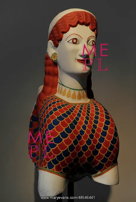 : Greek Art. Sculpture. Painted reconstruction. Ny Carlsberg G : Greek Art. Sculpture. Painted reconstruction. Ny Carlsberg G