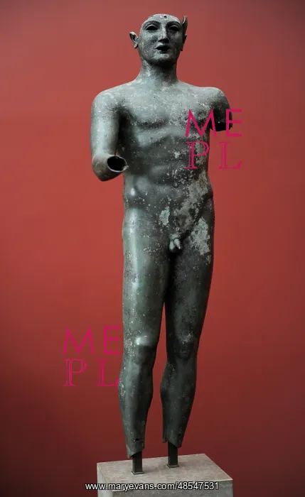 : Greek Art. Statue of young man. Sicily. C. 470-460 BC. Ny Ca