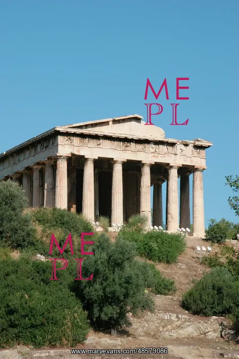 : Greek Art. Temple of Hephaestus or Theseion. Agora of Athens : Greek Art. Temple of Hephaestus or Theseion. Agora of Athens