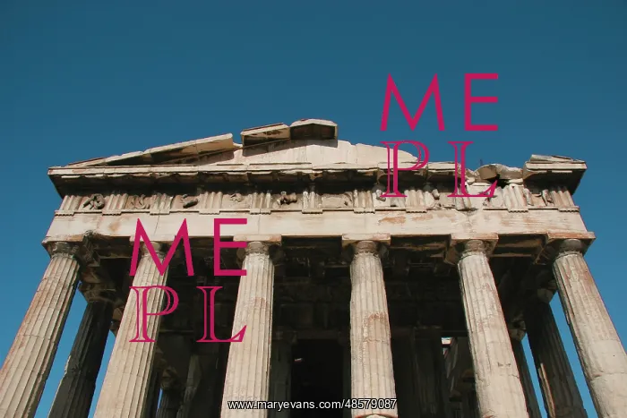 : Greek Art. Temple of Hephaestus or Theseion. Agora of Athens : Greek Art. Temple of Hephaestus or Theseion. Agora of Athens