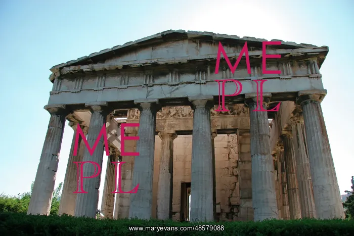 : Greek Art. Temple of Hephaestus or Theseion. Agora of Athens : Greek Art. Temple of Hephaestus or Theseion. Agora of Athens