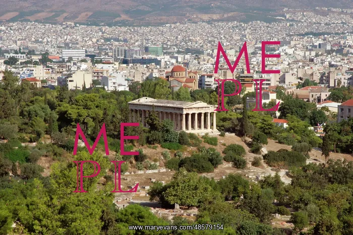 : Greek Art. Temple of Hephaestus or Theseion. Agora of Athens : Greek Art. Temple of Hephaestus or Theseion. Agora of Athens