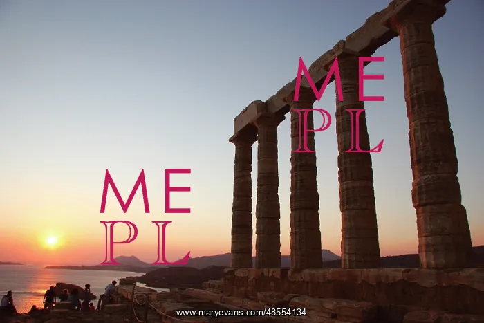 : Greek Art. Temple of Poseidon. Sunset. Cap Sounion. Greece : Greek Art. Temple of Poseidon. Sunset. Cap Sounion. Greece
