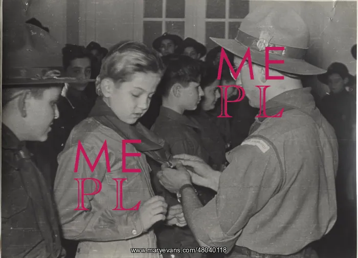  : Greek boy scouts and leaders