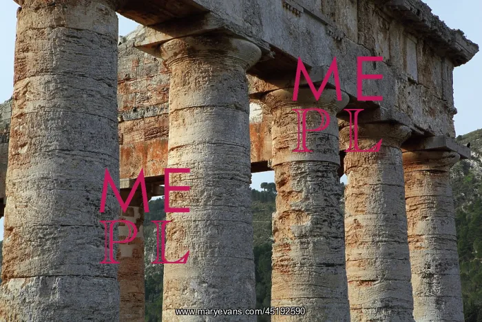 : Greek Doric temple of Segesta, Sicily, Italy : Greek Doric temple of Segesta, Sicily, Italy