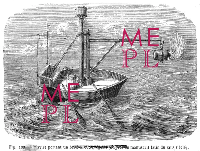 : Greek fire ship : Greek fire ship