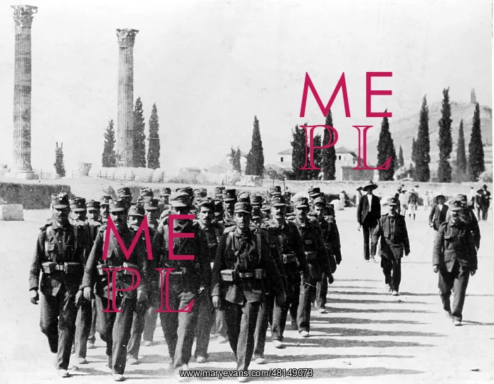 : Greek infantry, 1912 : Greek infantry, 1912