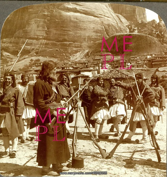  : Greek Priest and Army preparing for war