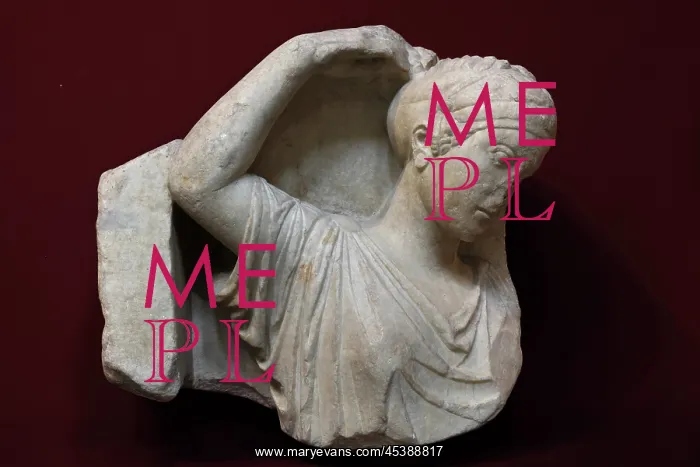 : Greek sculpture, Musee Lapidaire, Avignon, Provence, France : Greek sculpture, Musee Lapidaire, Avignon, Provence, France