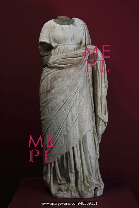 : Greek statue, Musee Lapidaire, Avignon, Provence, France : Greek statue, Musee Lapidaire, Avignon, Provence, France