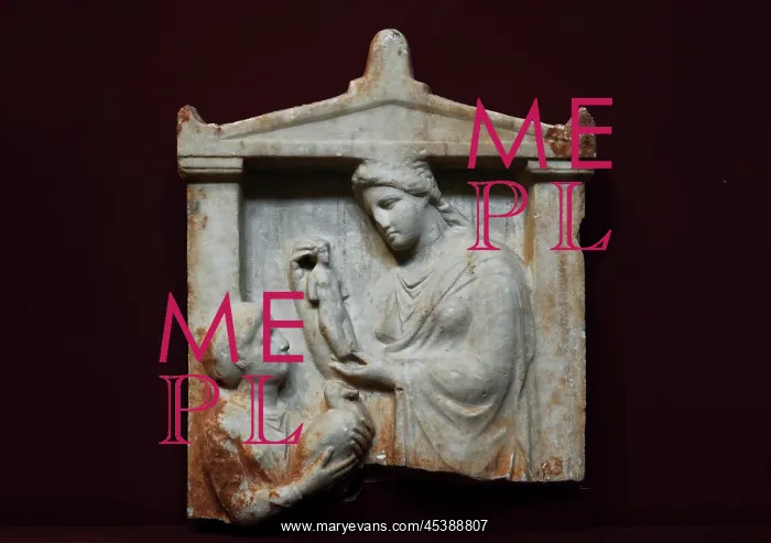 : Greek stele, Musee Lapidaire, Avignon : Greek stele, Musee Lapidaire, Avignon