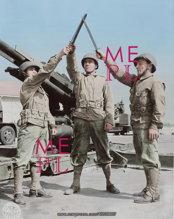 : Greek trainees at Camp Edwards, Massachusetts, circa 1943 : Greek trainees at Camp Edwards, Massachusetts, circa 1943