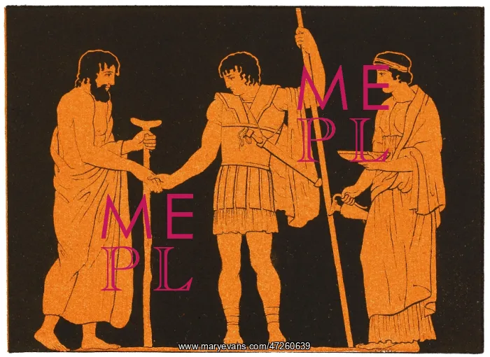 : Greek Warrior Departs : Greek Warrior Departs