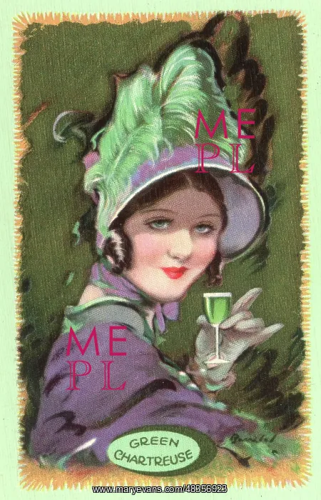  : Green Chartreuse Liqueur, by William Barribal