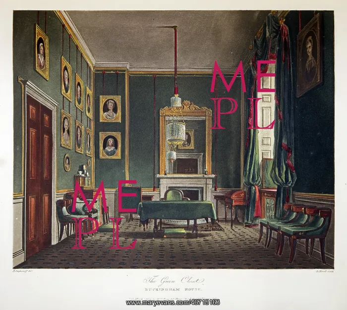 : The Green Closet, Buckingham House : The Green Closet, Buckingham House