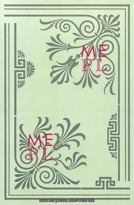 : Green Corner Ornament : Green Corner Ornament