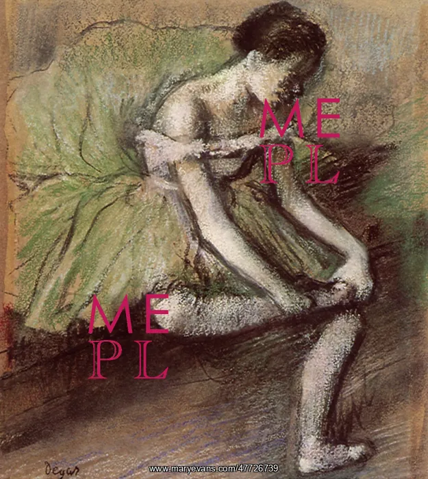  : The Green Dress, by Degas